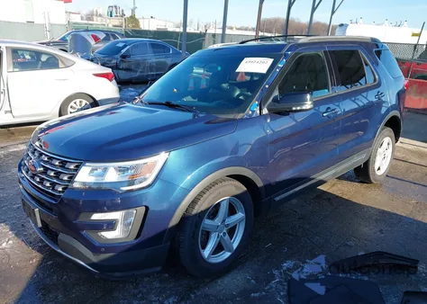 2016 Ford Explorer Xlt z USA, uszkodzony, nr VIN 1FM5K8D89GGA16709